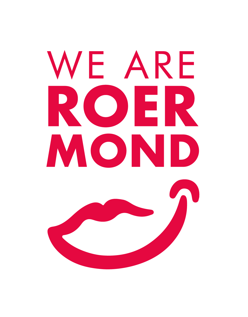 Logo We Are Roermond rood